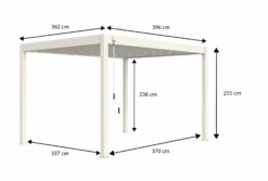 Merkloos Novum ORION 360 X 400 Terrasoverkapping - White 10 Merkloos Novum ORION 360 X 400 Terrasoverkapping - White -Merkloos 001a234db4f15181