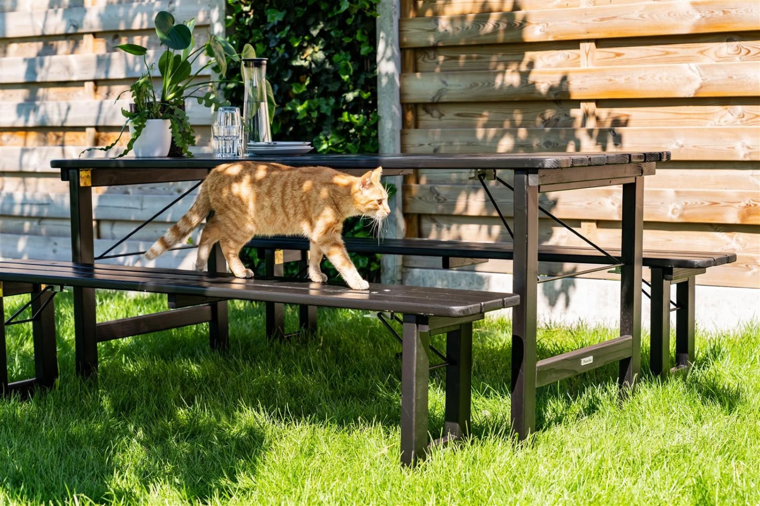 Merkloos MaximaVida Riga 200 Cm Inklapbare Picknickbank 6 Merkloos MaximaVida Riga 200 Cm Inklapbare Picknickbank - Afbeelding 6