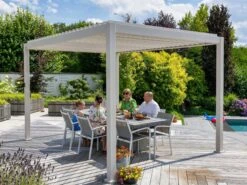 Merkloos Mirador Deluxe 300 X 400 Cm Overkapping - Grijs -Merkloos 08c2ecf9d437d68d