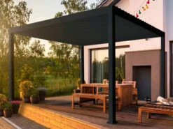 Merkloos Mirador Deluxe 360 X 360 Cm Overkapping - Antraciet -Merkloos 0919e44c75ae1fa9