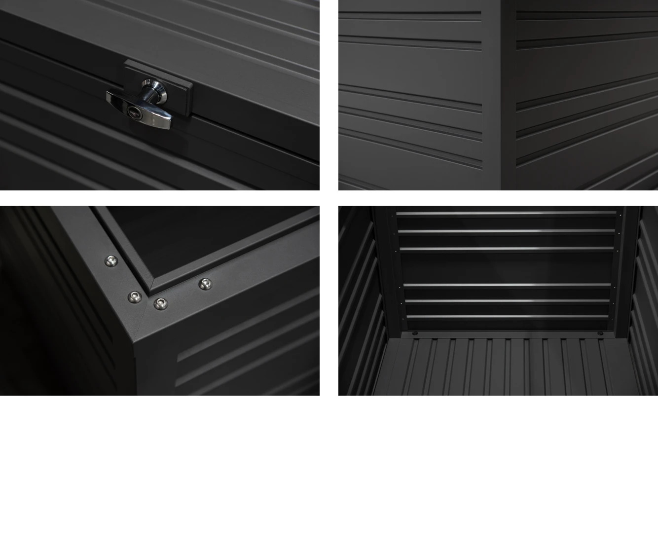 Merkloos Orion Sit & Store 1015 Liter Aluminium Opbergbox 5 Merkloos Orion Sit & Store 1015 Liter Aluminium Opbergbox - Afbeelding 5