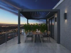 Merkloos Novum ORION 300 X 300 Cm Terrasoverkapping - Anthracite -Merkloos 17c5e0fcea41fb96