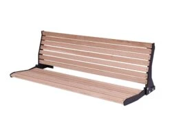 Merkloos Jordaan Gevelbank Met Rugleuning - Brown