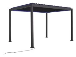 Merkloos Mirador Deluxe 300 X 400 Cm Elektrische Overkapping - Antraciet