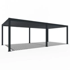 Merkloos Orion Premium 400x800cm Elektrische LED Overkapping - Antraciet -Merkloos 31992873e4d97287