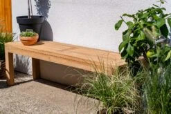Merkloos MaximaVida Java 120 X 40 Cm Teakhouten Tuinbank -Merkloos 3589310860898685