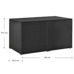 Merkloos Ikaria Polyrotan Zwarte Opbergbox -Merkloos 3822d1d68f8f6651