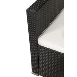 Merkloos Punta Cana M Polyrotan Zwart Witte Loungeset -Merkloos 3e336254c43f198d