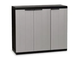 Merkloos Toomax Bios Midi 3-deurs Lage Opbergkast - Grijs