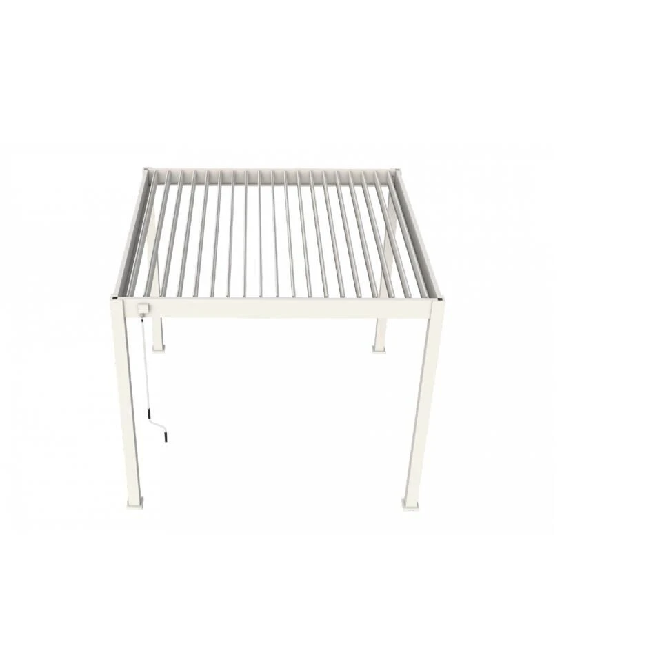 Merkloos Novum ORION 300 X 300 Cm Terrasoverkapping - White 1 Merkloos Novum ORION 300 X 300 Cm Terrasoverkapping - White