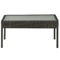 Merkloos Trinidad Polyrotan Zwarte Loungeset -Merkloos 62583719538d38.47875501