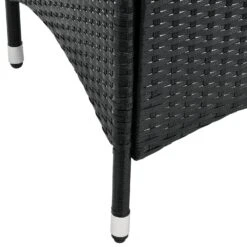 Merkloos Bayamo Polyrotan Zwart Witte Balkonset -Merkloos 62583e2a892a38.38302555