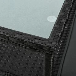 Merkloos Monaco Polyrotan Zwarte Tuinbank -Merkloos 625e814a83e628.07982218