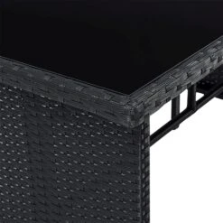 Merkloos Manacor Polyrotan Zwarte Loungeset -Merkloos 625e889342d070.23961010