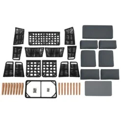 Merkloos Neapel Gevlochten Zwarte Loungeset -Merkloos 625e8f75cc3b52.43446717