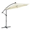 Merkloos Brasil 350 Creme Parasol Met LED-verlichting
