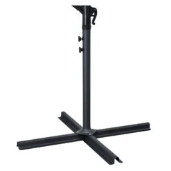 Merkloos Brasil 300 Grijze Parasol Met LED-verlichting -Merkloos 62605f694a16c0.55336978