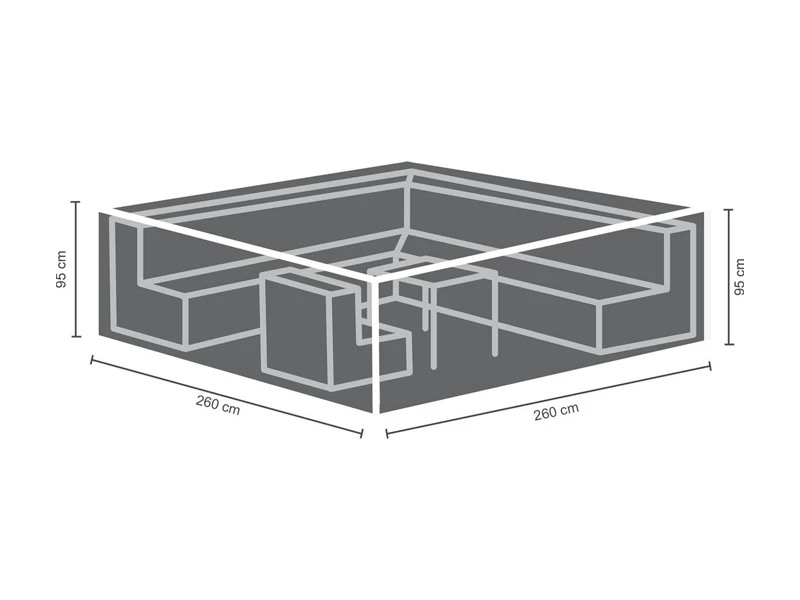 Merkloos Loungeset Hoes 2 Merkloos Loungeset Hoes - Afbeelding 2