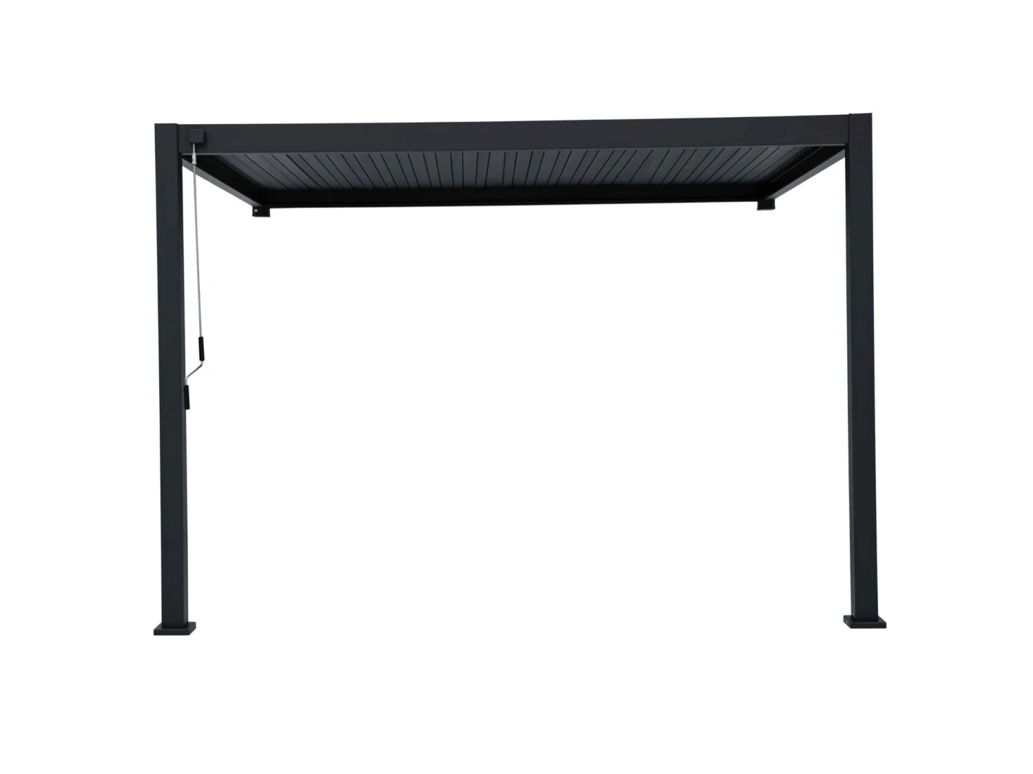 Merkloos Mirador Classic 300 X 400 Cm Muur Overkapping - Antraciet 2 Merkloos Mirador Classic 300 X 400 Cm Muur Overkapping - Antraciet - Afbeelding 2