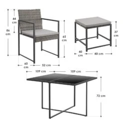 Merkloos Polyrotan Bahamas L Loungeset -Merkloos 64020bdde41015.96072901