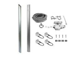 Merkloos Maanta Ulisse Paal Met Wandmontage Voor Schaduwdoek -Merkloos 6419d4e89c9144.01573679