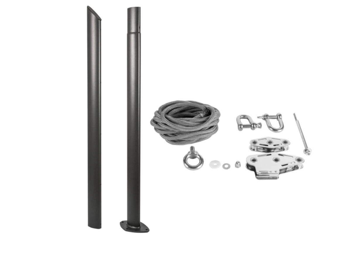 Merkloos Maanta Ulisse 90° Basisplaat Schaduwdoek Paal 4 Merkloos Maanta Ulisse 90° Basisplaat Schaduwdoek Paal - Afbeelding 4