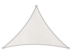 Merkloos Livn Como Polyester Driehoek 3 X 2,5 X 2,5 Meter Schaduwdoek