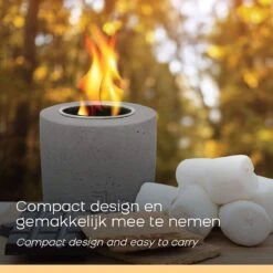 Merkloos Tabletop Bio Ethanol Tafelhaard -Merkloos 64afe05835b087.27393101