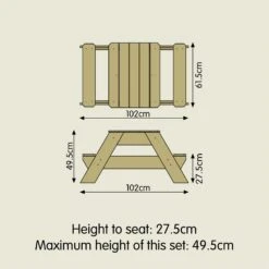 Merkloos TP Joy Zand- En Picknicktafel -Merkloos 64de2f15f0d429.76329812