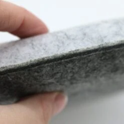 Merkloos DuneDesign Ø 35 X 2,5 Cm 4x Vilten Zitkussens -Merkloos 664707c3b13959.29838519