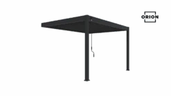 Merkloos Novum ORION Wall 300 X 400 Cm Terrasoverkapping - Black -Merkloos 664786513e6490.26488188