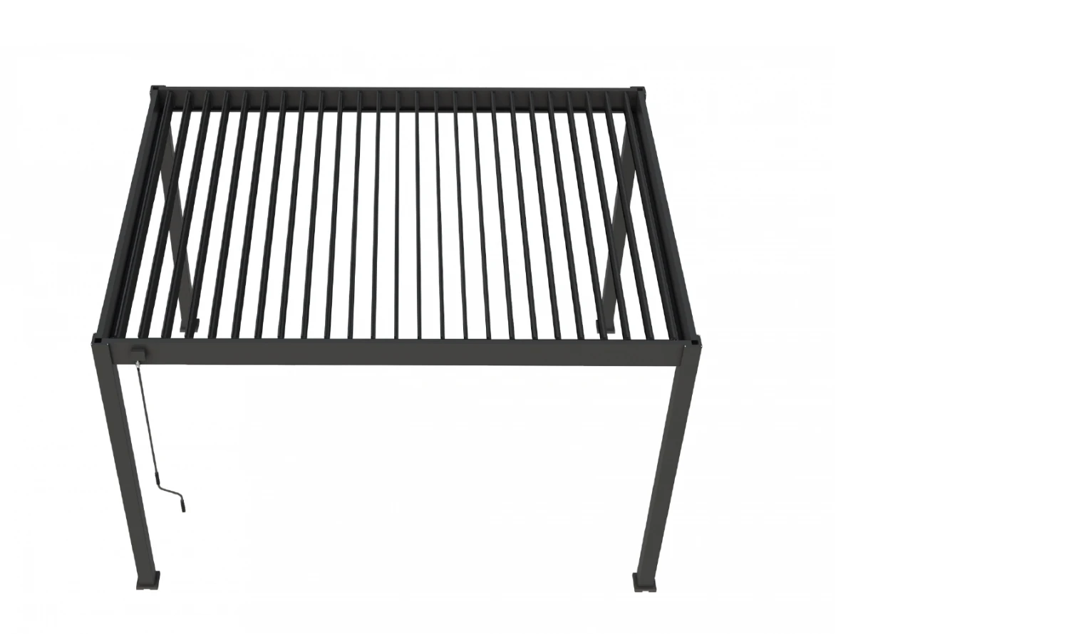 Merkloos Novum ORION 300 X 400 Cm Terrasoverkapping - Black 3 Merkloos Novum ORION 300 X 400 Cm Terrasoverkapping - Black - Afbeelding 3