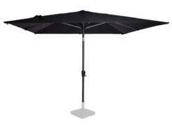 Merkloos VONROC Premium Rosolina 280 X 280 Cm Stokparasol - Black