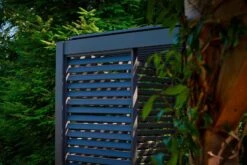 Merkloos Orion 400 Cm Kant Louvre Shutter Paneel - Anthracite -Merkloos 66506c5e5e2381.23924386