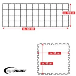 Merkloos Eyepower 50x50cm Set Van 44 Zwembad Vloertegels - Blue 10 Merkloos Eyepower 50x50cm Set Van 44 Zwembad Vloertegels - Blue -Merkloos 665444acc24d02.20483981