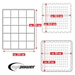 Merkloos Eyepower 62x62cm Set Van 20 Zwembad Vloertegels - Green 10 Merkloos Eyepower 62x62cm Set Van 20 Zwembad Vloertegels - Green -Merkloos 665444c930c152.90678000