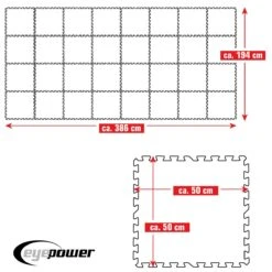 Merkloos Eyepower 50x50cm Set Van 32 Zwembad Vloertegels - Blue 10 Merkloos Eyepower 50x50cm Set Van 32 Zwembad Vloertegels - Blue -Merkloos 665444d03e9c35.30246167