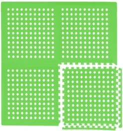 Merkloos Eyepower 62x62cm Set Van 36 Zwembad Vloertegels - Green