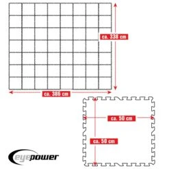 Merkloos Eyepower 50x50cm Set Van 56 Zwembad Vloertegels - Blue 10 Merkloos Eyepower 50x50cm Set Van 56 Zwembad Vloertegels - Blue -Merkloos 6654456b8c24a9.11827784