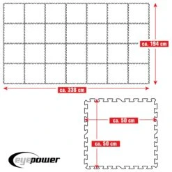Merkloos Eyepower 50x50cm Set Van 28 Zwembad Vloertegels - Blue 10 Merkloos Eyepower 50x50cm Set Van 28 Zwembad Vloertegels - Blue -Merkloos 665445b5d4e438.67259853