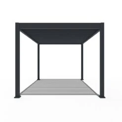 Merkloos Orion Deluxe 300x400cm Elektrisch Overkapping Met LED - Antraciet -Merkloos 67a4bcb67eaa4780