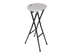 Merkloos Perel Uitklapbare Kruk - Wit