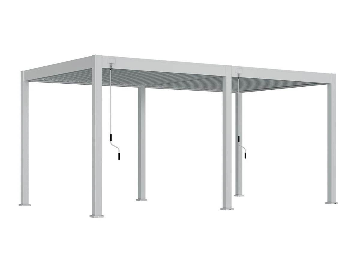Merkloos Orion Comfort 300 X 530 Cm Terrasoverkapping - Wit 1 Merkloos Orion Comfort 300 X 530 Cm Terrasoverkapping - Wit