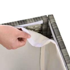 Merkloos Ikaria Polyrotan Grijze Opbergbox -Merkloos 8088e9e6fd4f1874