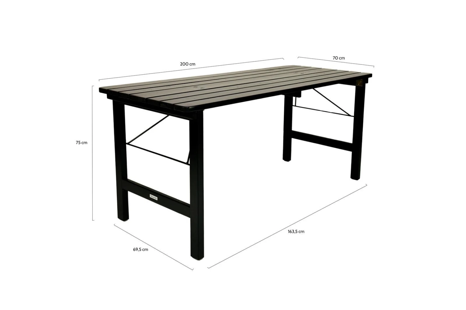 Merkloos MaximaVida Riga 200 Cm Inklapbare Picknicktafel 2 Merkloos MaximaVida Riga 200 Cm Inklapbare Picknicktafel - Afbeelding 2