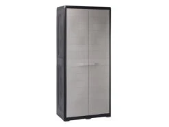 Merkloos Toomax Elegance XL Hoog Opbergkast - Lichtgrijs/antraciet