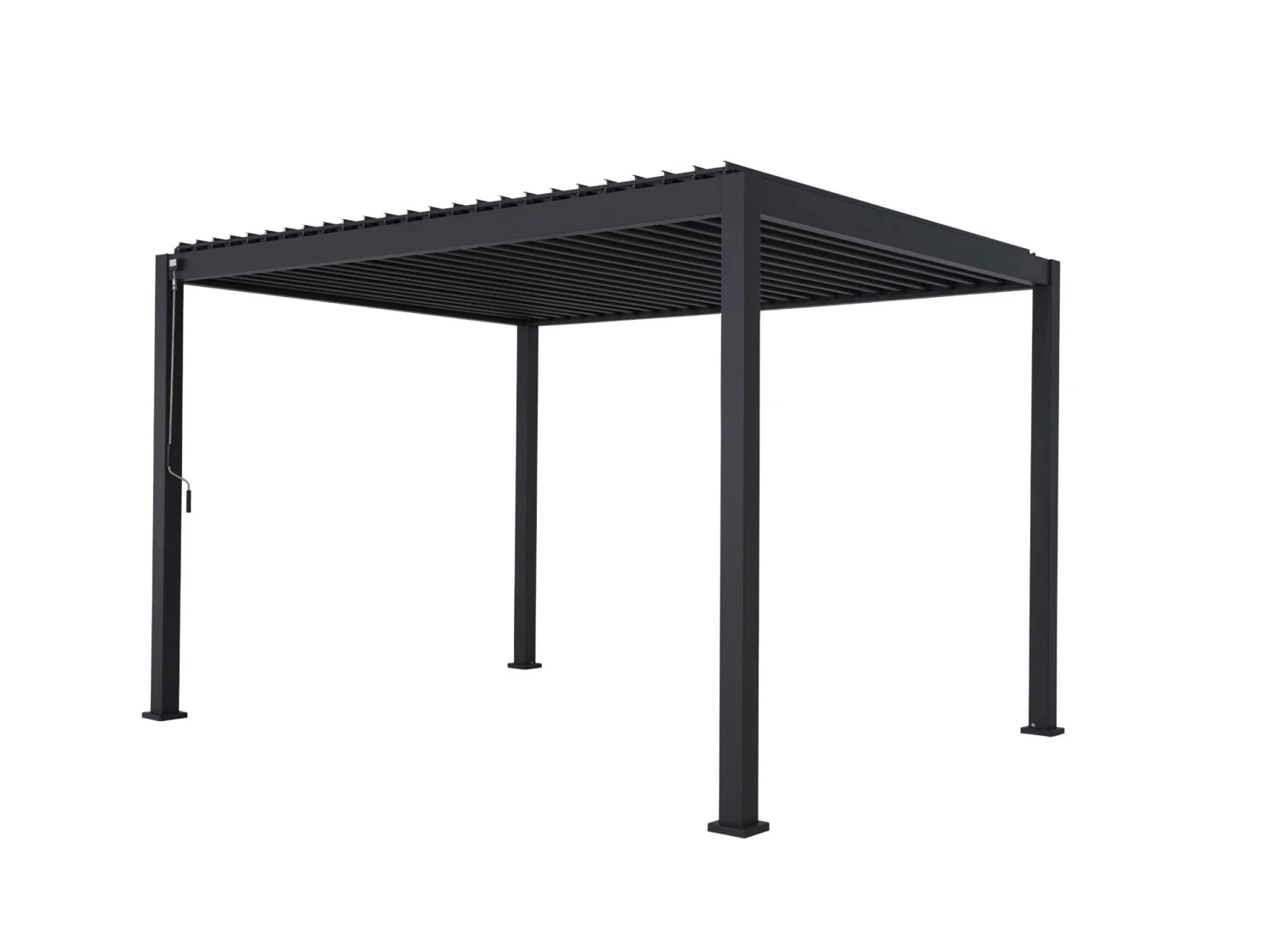 Merkloos Mirador Deluxe 300 X 360 Cm Overkapping - Antraciet 1 Merkloos Mirador Deluxe 300 X 360 Cm Overkapping - Antraciet