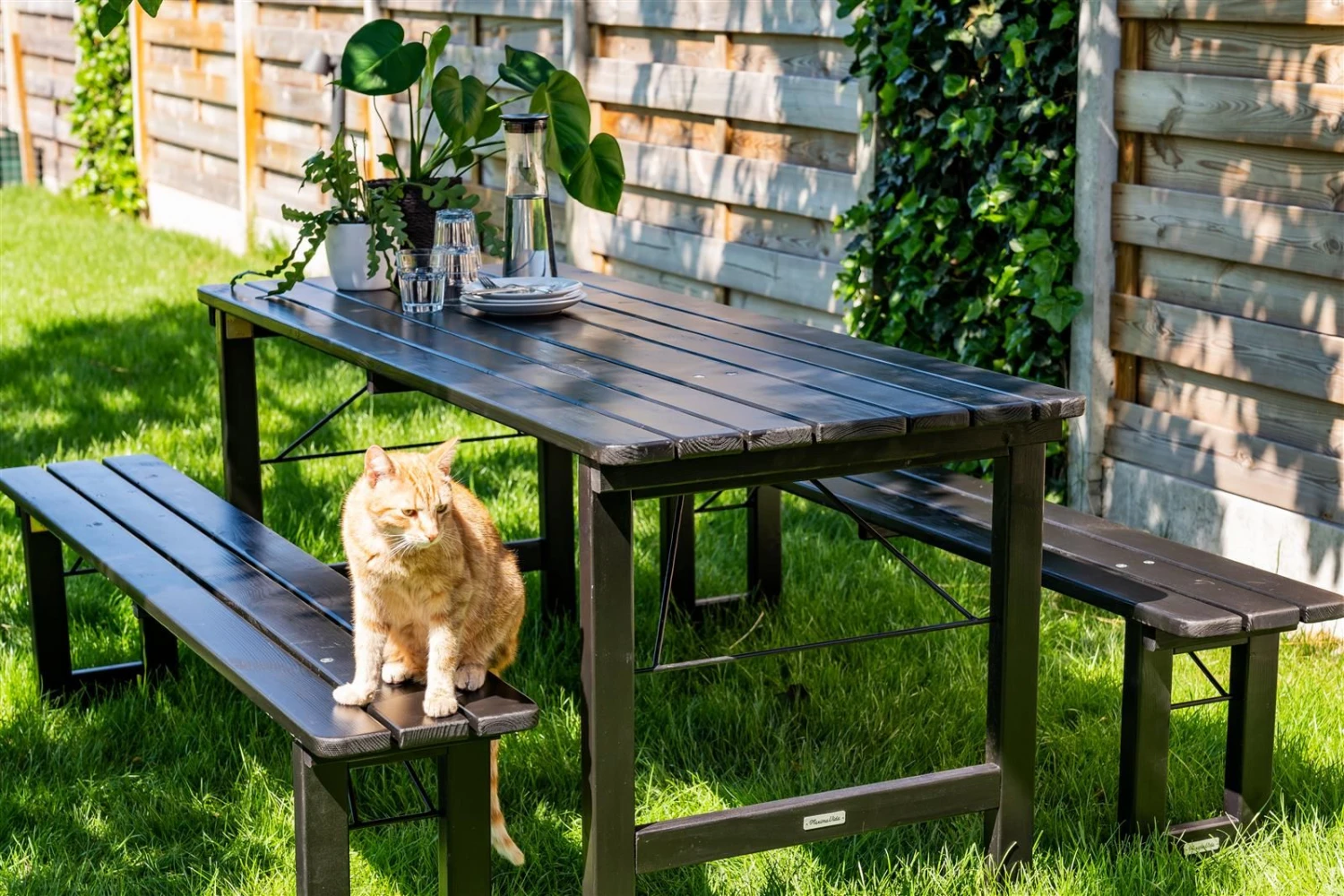 Merkloos MaximaVida Riga 200 Cm Inklapbare Picknicktafel 6 Merkloos MaximaVida Riga 200 Cm Inklapbare Picknicktafel - Afbeelding 6