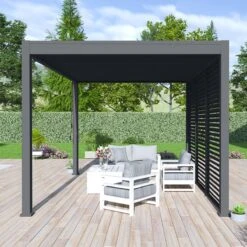 Merkloos Novum ORION 360 X 400 Terrasoverkapping - Black 10 Merkloos Novum ORION 360 X 400 Terrasoverkapping - Black -Merkloos 91933547d68425c7