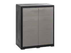 Merkloos Toomax Elegance XL Opbergkast Laag - Lichtgrijs/antraciet